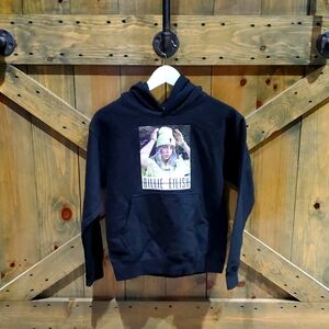 Billie Eilish Black Hoodie Sweatshirt Handwarmer